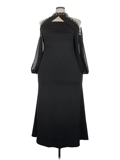 Pre-owned Unbranded Cocktail Dress In Black