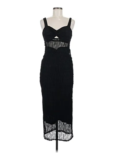 Pre-owned Unbranded Cocktail Dress In Black