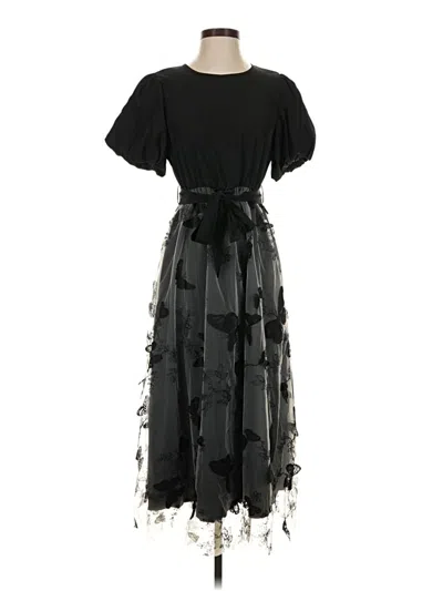 Pre-owned Unbranded Cocktail Dress In Black