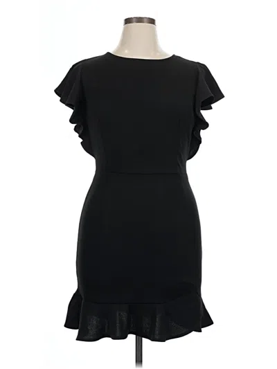 Pre-owned Unbranded Cocktail Dress In Black