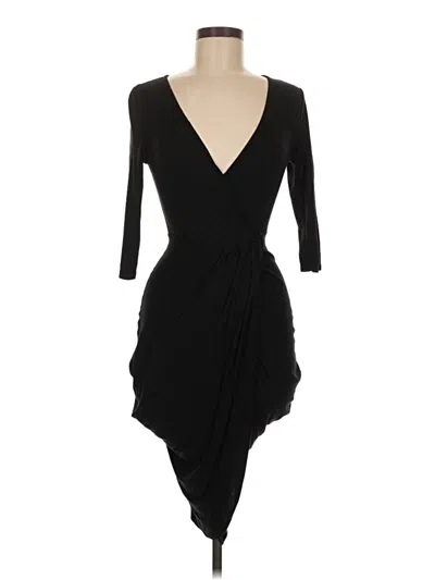 Pre-owned Unbranded Cocktail Dress In Black