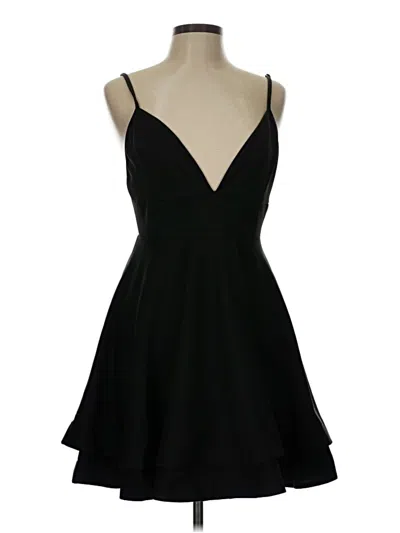 Pre-owned Unbranded Cocktail Dress In Black