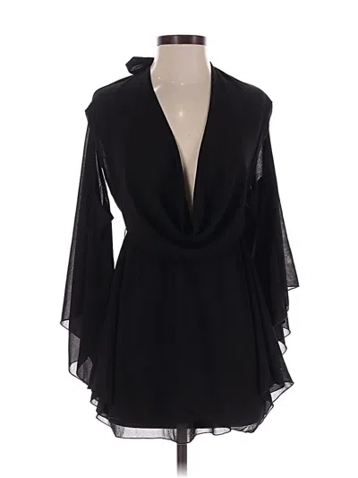 Pre-owned Unbranded Cocktail Dress In Black