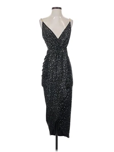 Pre-owned Unbranded Cocktail Dress In Black