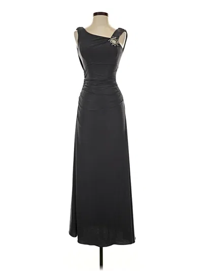 Pre-owned Unbranded Cocktail Dress In Black