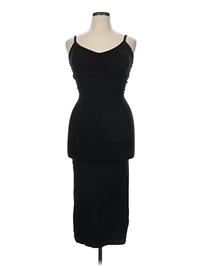 Pre-owned Unbranded Cocktail Dress In Black