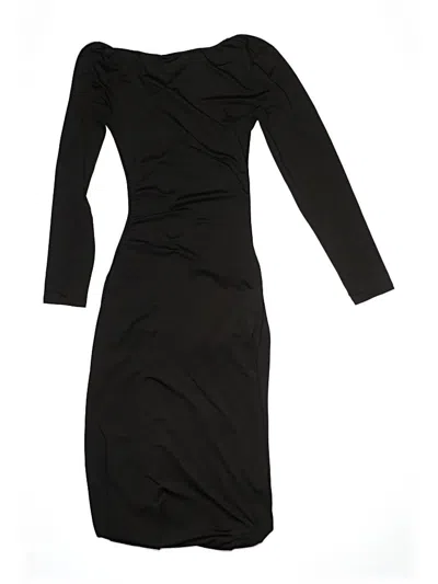 Pre-owned Unbranded Cocktail Dress In Black