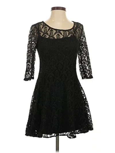 Pre-owned Unbranded Cocktail Dress In Black