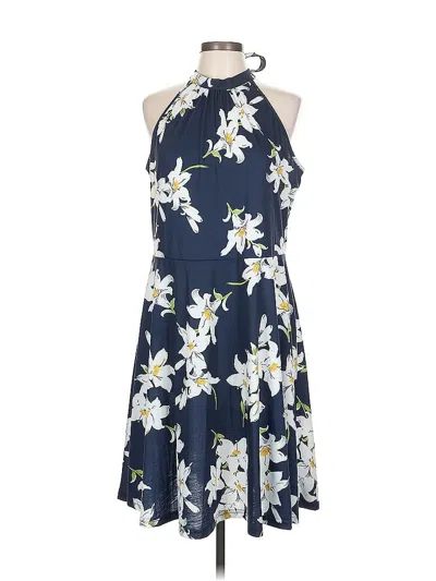 Pre-owned Unbranded Cocktail Dress In Blue