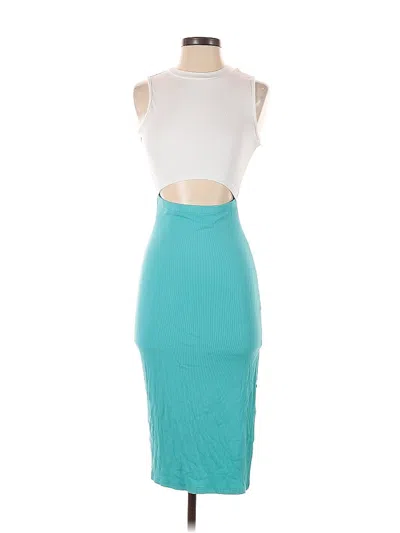 Pre-owned Unbranded Cocktail Dress In Blue