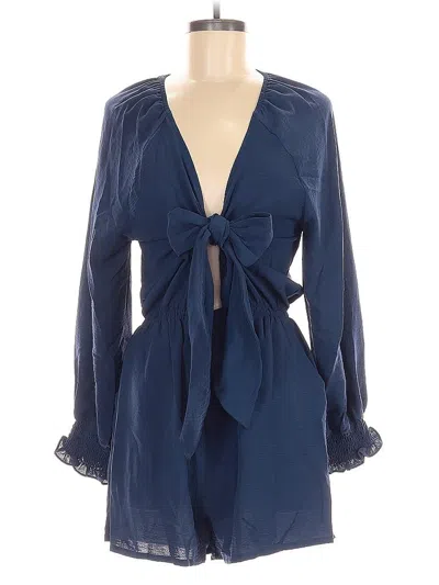 Pre-owned Unbranded Cocktail Dress In Blue