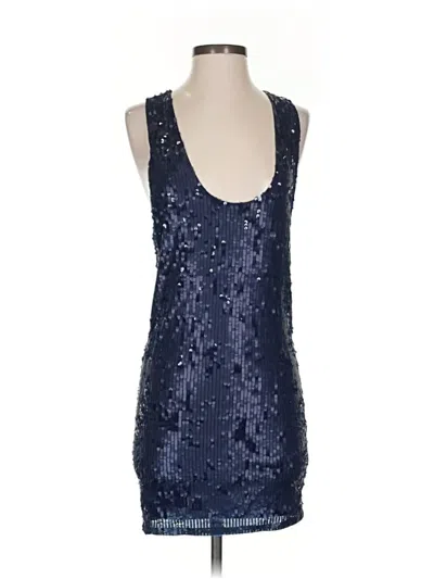 Pre-owned Unbranded Cocktail Dress In Blue