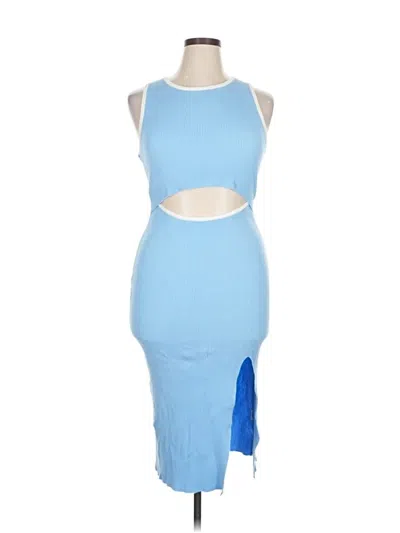 Pre-owned Unbranded Cocktail Dress In Blue