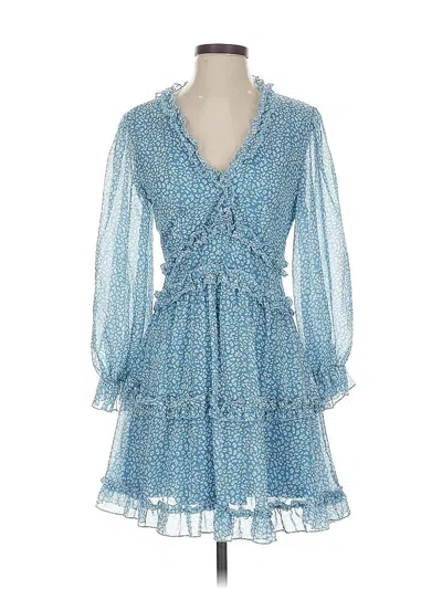 Pre-owned Unbranded Cocktail Dress In Blue