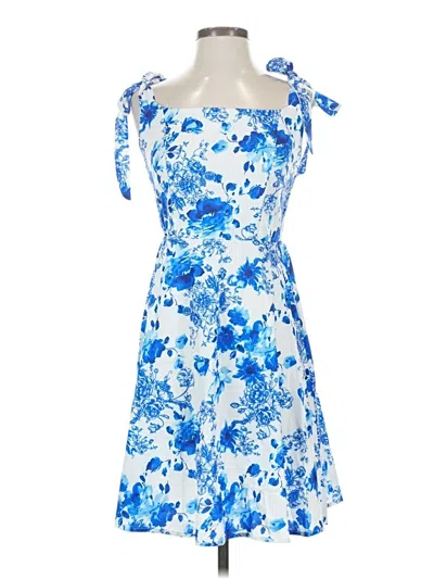 Pre-owned Unbranded Cocktail Dress In Blue