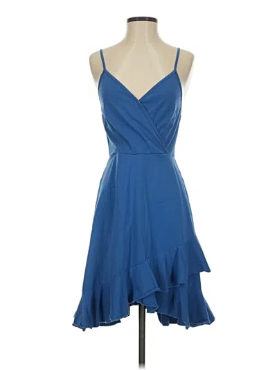 Pre-owned Unbranded Cocktail Dress In Blue