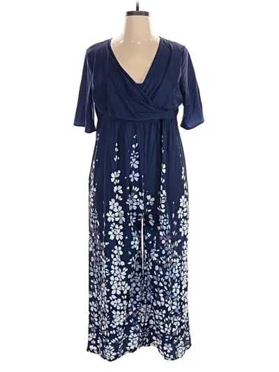 Pre-owned Unbranded Cocktail Dress In Blue