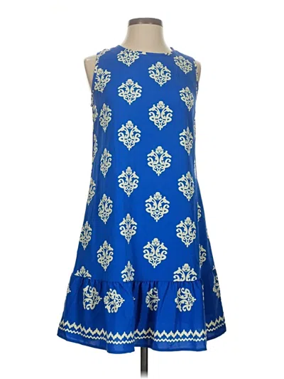 Pre-owned Unbranded Cocktail Dress In Blue