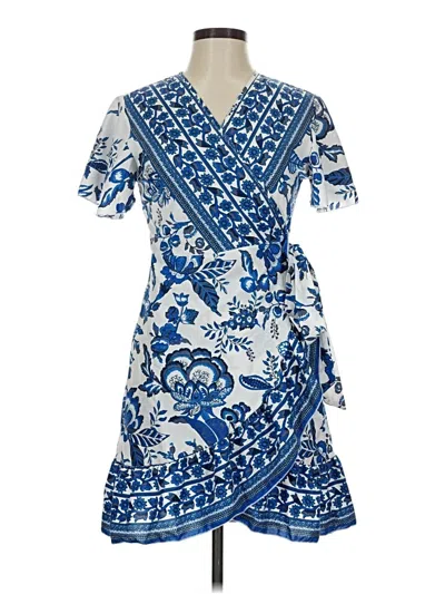 Pre-owned Unbranded Cocktail Dress In Blue