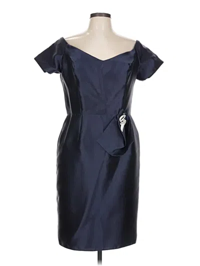 Pre-owned Unbranded Cocktail Dress In Blue