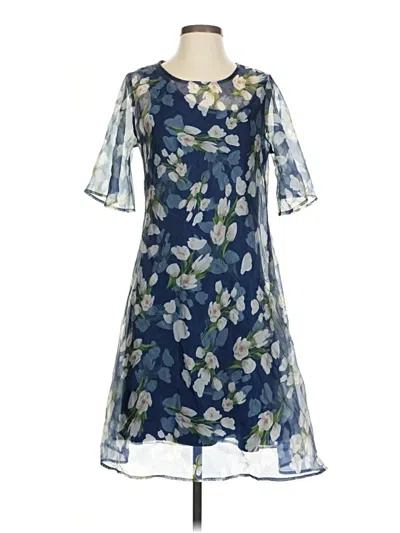 Pre-owned Unbranded Cocktail Dress In Blue