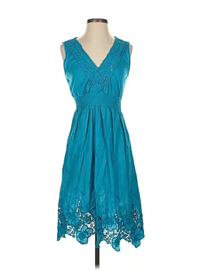 Pre-owned Unbranded Cocktail Dress In Blue