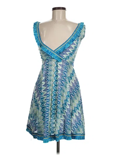 Pre-owned Unbranded Cocktail Dress In Blue
