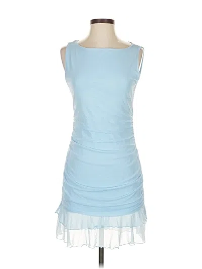 Pre-owned Unbranded Cocktail Dress In Blue