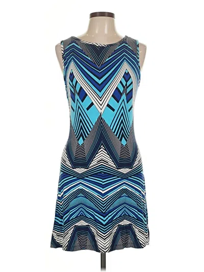 Pre-owned Unbranded Cocktail Dress In Blue