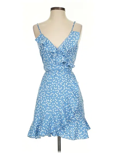 Pre-owned Unbranded Cocktail Dress In Blue