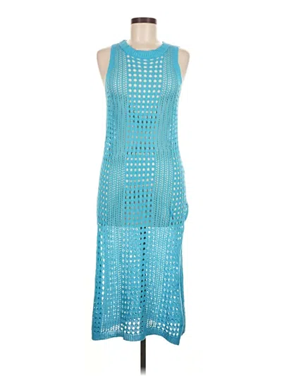 Pre-owned Unbranded Cocktail Dress In Blue