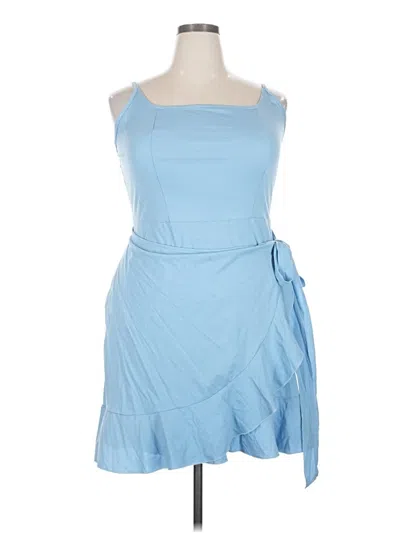 Pre-owned Unbranded Cocktail Dress In Blue