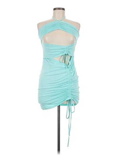 Pre-owned Unbranded Cocktail Dress In Blue