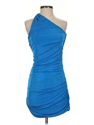 Pre-owned Unbranded Cocktail Dress In Blue