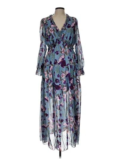 Pre-owned Unbranded Cocktail Dress In Blue