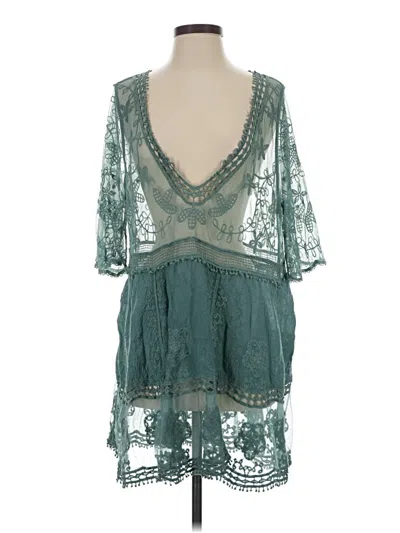 Pre-owned Unbranded Cocktail Dress In Blue