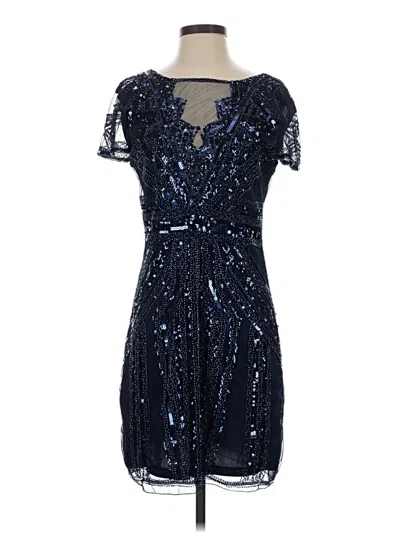 Pre-owned Unbranded Cocktail Dress In Blue