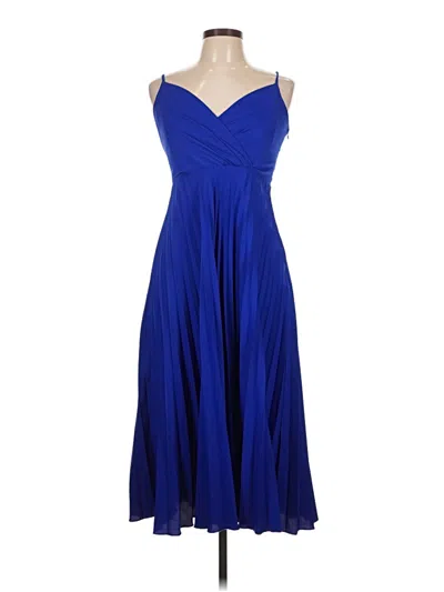 Pre-owned Unbranded Cocktail Dress In Blue