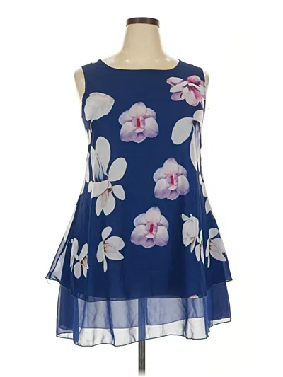 Pre-owned Unbranded Cocktail Dress In Blue