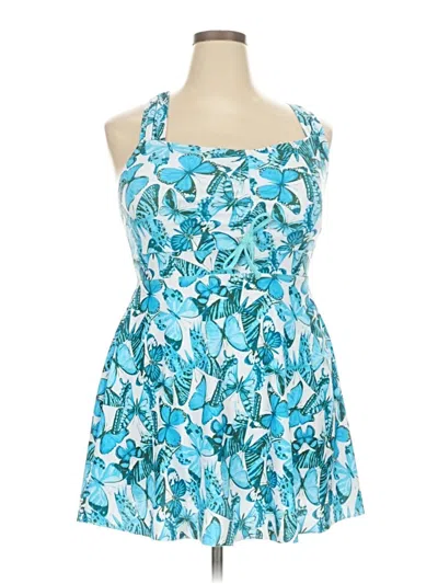 Pre-owned Unbranded Cocktail Dress In Blue