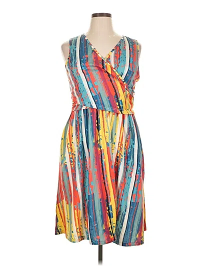 Pre-owned Unbranded Cocktail Dress In Blue