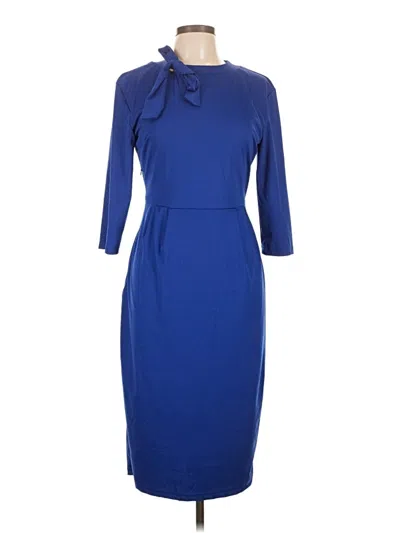 Pre-owned Unbranded Cocktail Dress In Blue