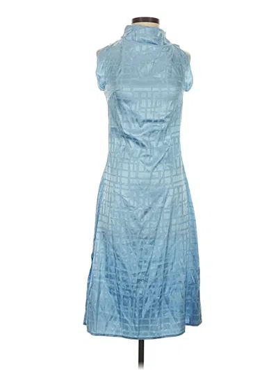 Pre-owned Unbranded Cocktail Dress In Blue