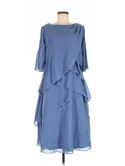 Pre-owned Unbranded Cocktail Dress In Blue
