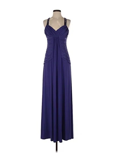 Pre-owned Unbranded Cocktail Dress In Blue