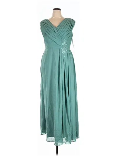 Pre-owned Unbranded Cocktail Dress In Blue