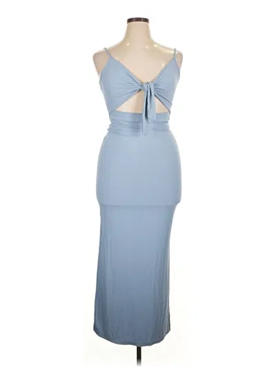Pre-owned Unbranded Cocktail Dress In Blue