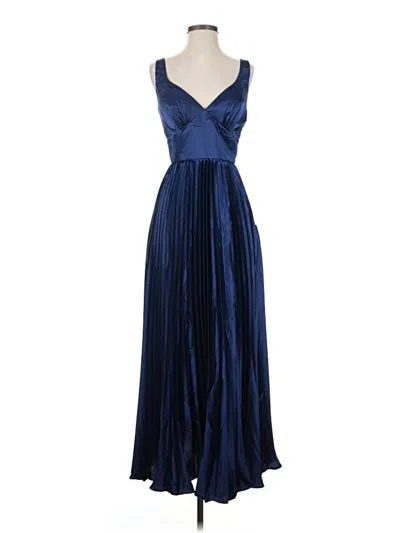 Pre-owned Unbranded Cocktail Dress In Blue