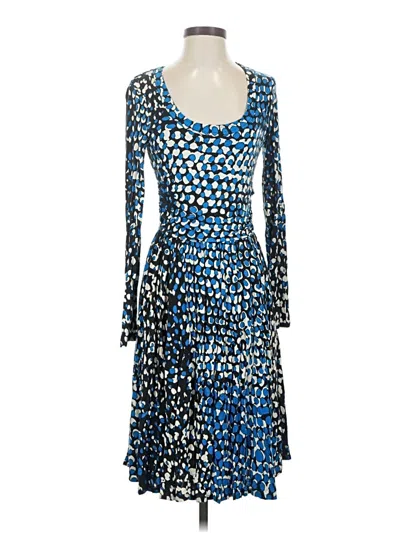 Pre-owned Unbranded Cocktail Dress In Blue