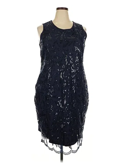 Pre-owned Unbranded Cocktail Dress In Blue